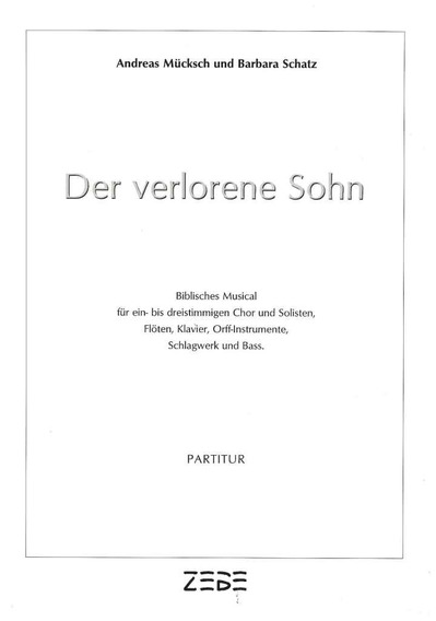 Der verlorene Sohn (Partitur)